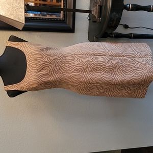 Antonio Melani zebra print sleeveless dress